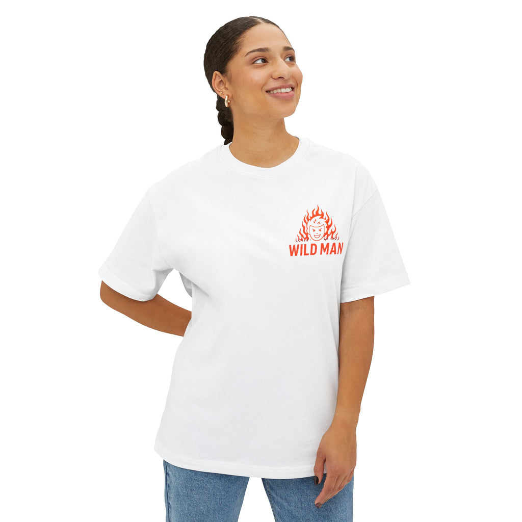 Wild Man Unisex Oversized Boxy Tee