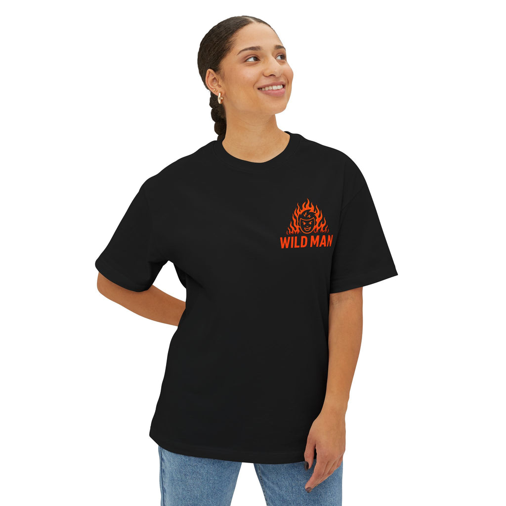 Wild Man Unisex Oversized Boxy Tee